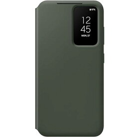 ＼開始4時間が買い時!P2倍+10％OFFクーポン!／【楽天ランキング2位】Galaxy S23 5G ケース 純正 スマートビュー ウォレット ケース SMART VIEW Wallet Case EF-ZS911 国内純正品　グリーン