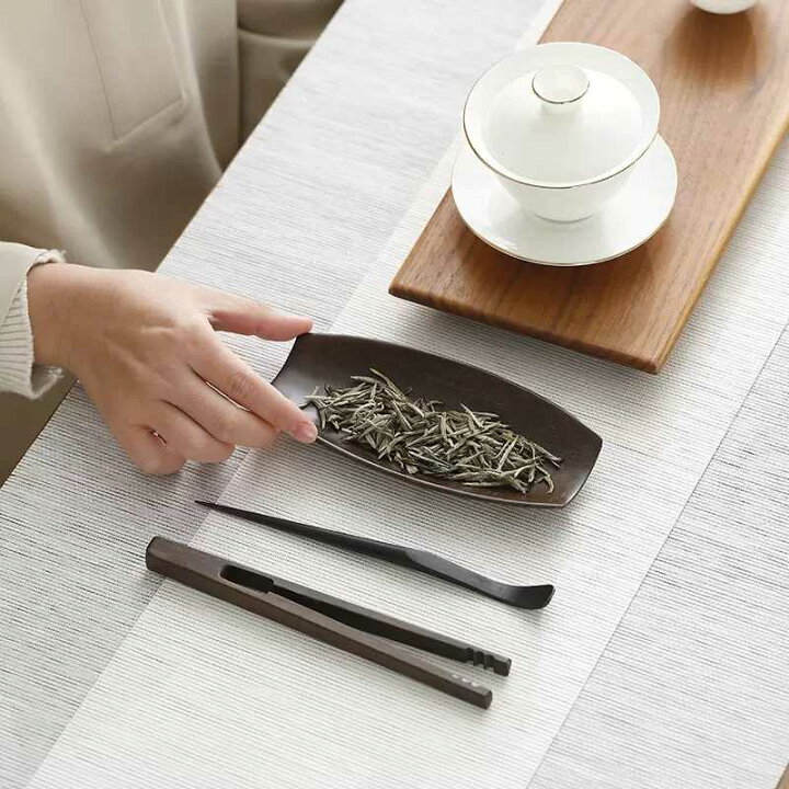 楽天市場】茶則 茶挟 茶匙 木製 3点セット お茶道 中国茶器 天然木茶則