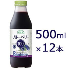 マルカイ 順造選 ブルーベリー100 500ml×12本 ブルーベリージュース【送料無料】