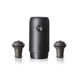 �yVacuVin�z�o�L���o�� �d�����C���Z�[�o�[ �{��×1 �X�g�b�p�[×2 92004606 USB�[�d�� �����^�b�` �ȒP ��7�b�ŒE�C 40�{�Ή� �I�[�g�I�t �R���p�N�g�݌v �u���b�N �X�^�C���b�V�� ���C���ۑ� �^��