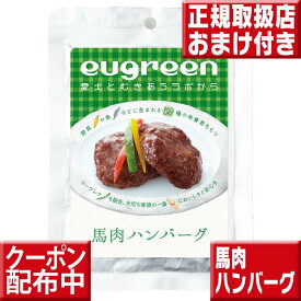 阪急ハロードッグ わんちゃんのヘルシーお惣菜 馬肉ハンバーグ70g ユーグレナ配合 ドッグフード 無添加 国産 ミドリムシ 犬 手作り ご飯 レトルト トッピング 葉月会獣医師推奨