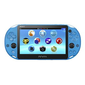 PSVita 2000 PlayStation Vita Wi-Fiモデル アクア・ブルー(PCH-2000ZA23) 本体のみ PlayStationVita SONY ソニー 4948872414050 【中古】