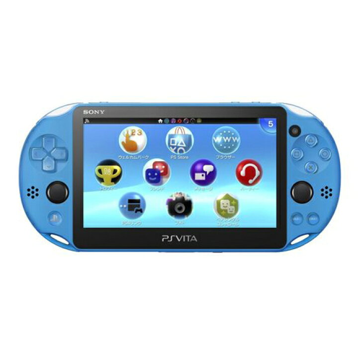 楽天市場】PSVita 2000 PlayStation Vita Wi-Fiモデル アクア・ブルー 