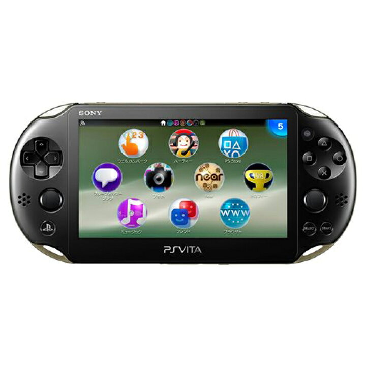 楽天市場】PSVita 2000 PlayStation Vita Wi-Fiモデル カーキ/ブラック 