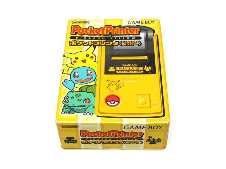 楽天市場】GB ゲームボーイ ポケットプリンタ ピカチュウイエロー 本体  