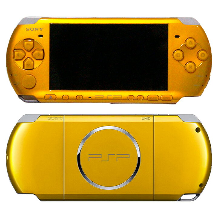 1円〜◇中古良品◇SONY PSP-3000 ブライト イエロー 本体◇動作確認済