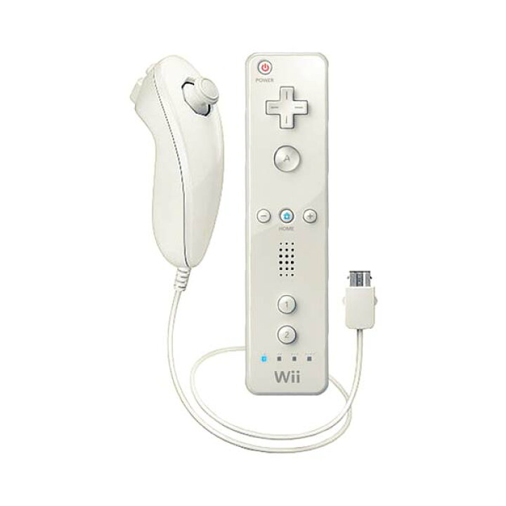 超目玉 ポイント5倍 Wii ウィー リモコン ヌンチャク セット 純正 シロ クロ 周辺機器 コントローラー 中古 Materialworldblog Com