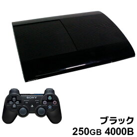 【60日保証キャンペーン中】PS3 本体 プレステ3 PlayStation3 純正 コントローラー デュアルショック3 付き HDMI セット 選べる型番 カラー 4000B 4200B 4300C 250GB 500GB 【中古】