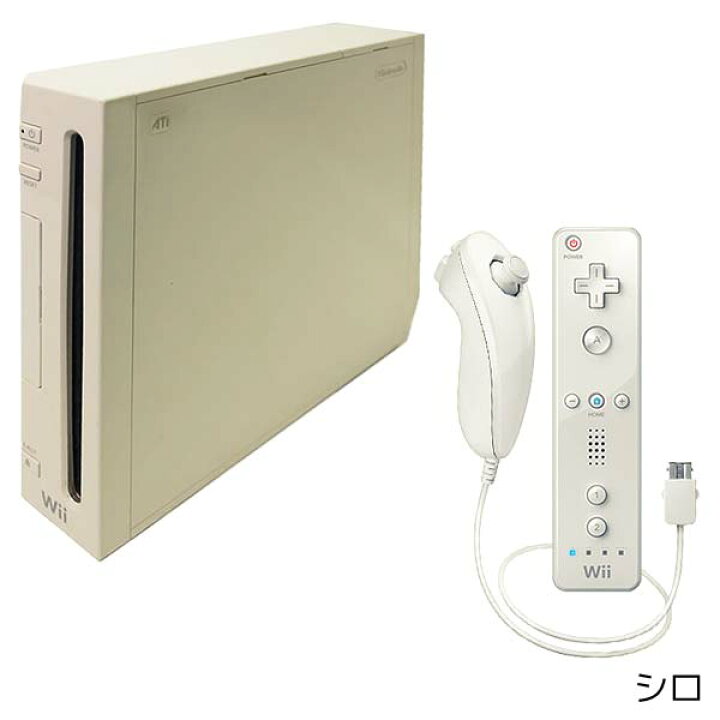 楽天市場】【Wii ソフト プレゼントキャンペーン中】Wii 本体  