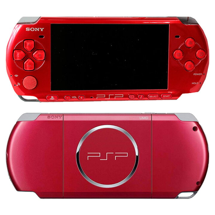 楽天市場】PSP 3000 本体 付属品完備 ラディアント・レッド (PSP  