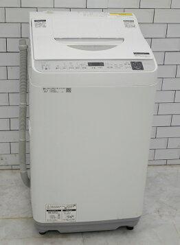 楽天市場】【中古】シャープ 4.5kg 全自動洗濯機 ES-G4E6-KW 2019年製 