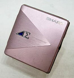 【中古】SHARP　シャープ　MD-DS5-P　ピンク系　1ビットポータブルMDプレーヤー　MDLP対応　（MD再生専用機/MDウォークマン/1-BIT）