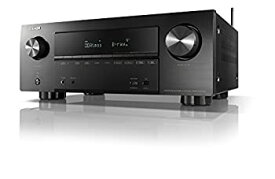 【中古】Denon AVレシーバー 7.2ch Dolby Atmos/DTS:X/4K HDR/HEOS/Airplay2対応 ミドルクラス ブラック AVR-X2500H-K