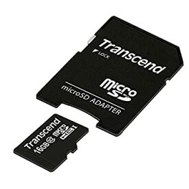 【中古】旧モデル Transcend microSDHCカード 16GB Class10 TS16GUSDHC10