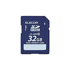 【中古】（非常に良い）エレコム SDHCカード 32GB class10 データ復旧サービス付 MF-FSD032GC10R