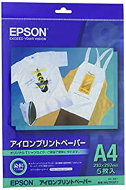 【中古】EPSON アイロンプリントペーパー A4サイズ 5枚入り MJTRSP1 [並行輸入品]