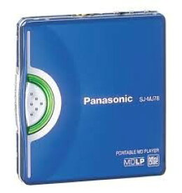 【中古】（非常に良い）Panasonic　ポータブルMDプレーヤー　SJ-MJ78ブルー　MDLP対応