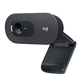 【中古】（非常に良い）ロジクール Webカメラ C505 HD 720P 自動光補正 ロングレンジマイク 2mの長いUSB接続ケーブル Zoom や Skype 等主要なビデオ通話アプリに対応 ブ