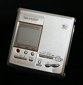 【中古】SHARP　シャープ　MD-MT831-S　シルバー　ポータブルMDレコーダー　（小型MDプレイヤー/再生/録音）