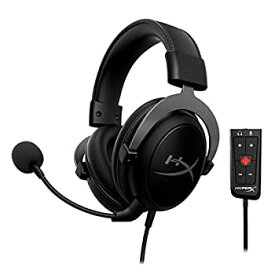 【中古】（非常に良い）HyperX Cloud II ゲーミング ヘッドセット 7.1バーチャルサラウンドサウンド対応 USBオーディオコントロールボックス付属 ガンメタル KHX-HSCP-G