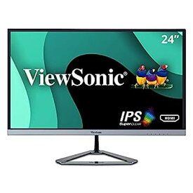 【中古】（非常に良い）ViewSonic 23.8インチモニター/1920x1080/SuperClear?AH-IPS/超薄型設計/HDMI/DisplayPort/VX2476-smhd