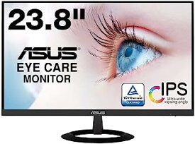 【中古】ASUS フレームレス モニター 23.8インチ FHD 1080p IPS 薄さ7mmのウルトラスリム ブルーライト軽減 フリッカーフリー HDMI スピーカー付 VZ249HR