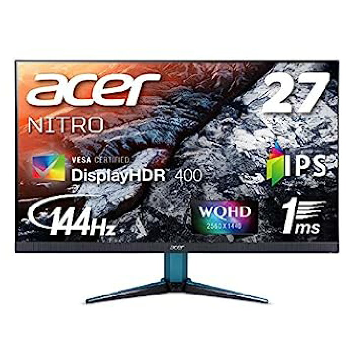 楽天市場】【中古】Acer ゲーミングモニター Nitro 27インチ WQHD 