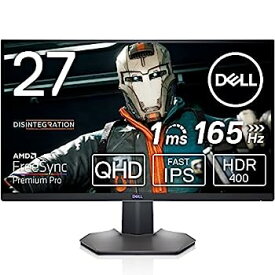 【中古】Dell S2721DGF 27インチ ゲーミングモニター (3/FPS向き/QHD/Fast IPS/DP・HDMIx2/縦横回転・高さ調節/1ms/165Hz/NVIDIA G-SYNC Compatible/AMD