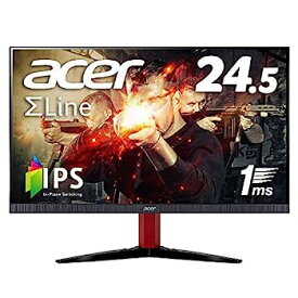 【中古】（非常に良い）Acer ゲーミングディスプレイ KG252Qbmiix 24.5型ワイド IPS 非光沢 1920×1080 フルHD 250cd 1ms 75Hz HDMI