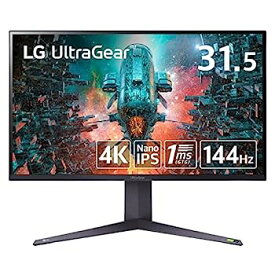 【中古】（非常に良い）LG ゲーミングモニター UltraGear 32GQ950-B 31.5インチ/4K/Nano IPS/1ms(GtoG)/144Hz/HDMI 2.1対応/G-SYNC Compatible,FreeSync Premium Pro/Ve