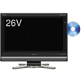 【中古】シャープ 26V型 液晶 テレビ AQUOS LC-26DX1-B ハイビジョン ブルーレイレコーダー内蔵 2008年モデル