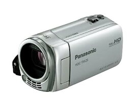 【中古】（非常に良い）パナソニック デジタルハイビジョンビデオカメラ TM25 内蔵メモリー8GB シルバー HDC-TM25-S