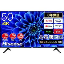 楽天市場】hisense 50v型 4k液晶テレビ 50a6gの通販