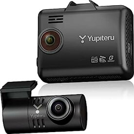 【中古】（非常に良い）ユピテル ドライブレコーダー 前後2カメラ WDT700c HDT搭載200万画素Full HD 夜間機能搭載 最大視野角162°/155° あおり運転自動保存警告機能 3