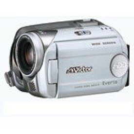 【中古】（非常に良い）JVCケンウッド ビクター ハードディスクビデオカメラ Everio HDD20GB シルキーホワイト GZ-MG47-W
