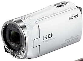 【中古】SONY HDビデオカメラ Handycam HDR-CX480 ホワイト 光学30倍 HDR-CX480-W