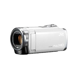 【中古】（非常に良い）JVCKENWOOD JVC ビデオカメラ EVERIO 内蔵メモリー8GB ホワイト GZ-E333-W
