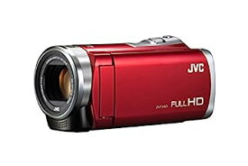 【中古】（非常に良い）JVCKENWOOD JVC ビデオカメラ Everio 60倍ダイナミックズーム レッド GZ-E109-R