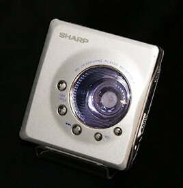 【中古】SHARP シャープ MD-ST700-A シルバー×ブルー ポータブルミニディスクプレーヤー MDLP対応（ポータブルMDプレーヤー/MD再生専用機/MDウォークマ
