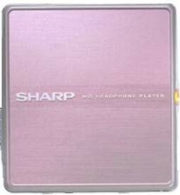 【中古】SHARP　シャープ　MD-ST600-P　ピンク　ポータブルMDプレーヤー　MDLP対応　（MD再生専用機/MDウォークマン）