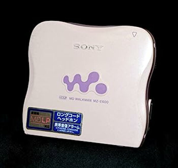 【中古】SONY　ソニー　MZ-E600-P ピンク　ポータブルMDプレーヤー　MDLP対応　（MD再生専用機/MDウォークマン）