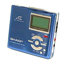 【中古】SHARP　シャープ　MD-DR7-A (ブルー)　MDレコーダー　MDLP対応　（MD録音再生兼用機/ポータブルMDプレーヤー/ポータブルミニディスクレコーダー