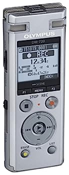 OLYMPUS ICレコーダー VoiceTrek 4GB MicroSD対応 DM-720 シルバー DM-720 SLV