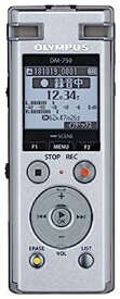 【中古】OLYMPUS ICレコーダー VoiceTrek DM-750 DM-750 SLV 内蔵メモリー4GB MicroSD(議事録、会議録音、証拠録音、取材、インタビュー、録音) DM-750 S