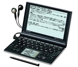 【中古】シャープ 電子辞書 Papyrus パピルス PW-LT320 英語強化モデル 手書き機能34コンテンツ5.5型HVGA液晶Wバックライト字幕リスニング機能充電地(エ