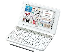 【中古】シャープ カラ—電子辞書 Brain 高校生モデル ホワイト系 PW-H7700（PW-SH4同等品）