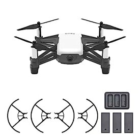 【中古】（非常に良い）Ryze トイドローン Tello ブーストコンボ Powered by DJI ミニドローン 80g 100g未満 超軽量 自動離陸 自動着陸 720P伝送 最大飛行時間13分 ビジ