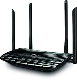 【中古】（非常に良い）TP-Link WiFi 無線LAN ルーター 11ac MU-MIMO ビームフォーミング 全ポートギガビット デュアルバンド AC1200 867 + 300Mbps Archer C6