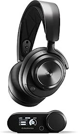 【中古】（非常に良い）SteelSeries ゲーミングヘッドホン Arctis Nova Pro Wireless 無線 ワイヤレス 密閉型 ハイレゾ アクティブノイズキャンセリング搭載 PC PS5 PS4