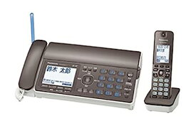 【中古】（非常に良い）パナソニック おたっくす デジタルコードレスFAX 子機1台付き 1.9GHz DECT準拠方式 ブラウン KX-PD503DL-T